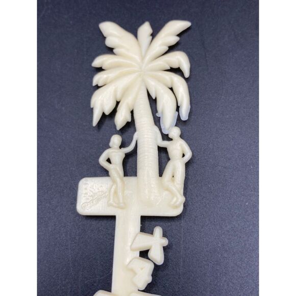 Six VTG Playboy Swizzle Sticks One Tahitian Bar Castaways Stick MCM Bar - Picture 3 of 7
